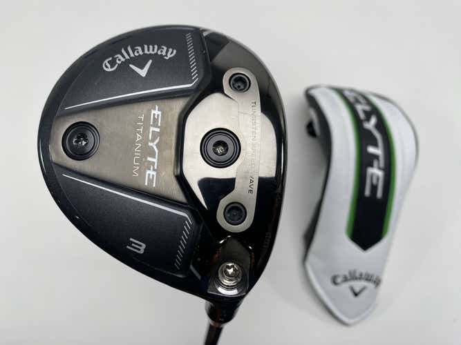 Callaway Elyte Ti 3 Fairway Wood 15* Aretera EC1 75g XStiff Graphite Mens RH HC