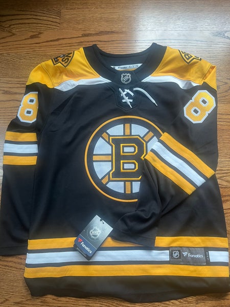 David Pastrnak Boston Bruins #88 Black Small Men's Jersey (New)