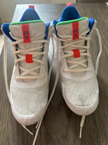 White Kids Youth  Under Armour Cleats (Used)