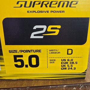 Bauer Supreme 2S Hockey Skates Regular Width Size 5 (Used)