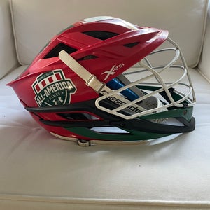 Cascade XRS Lacrosse Helmet - Red NJ All-American Helmet (retail: $350)