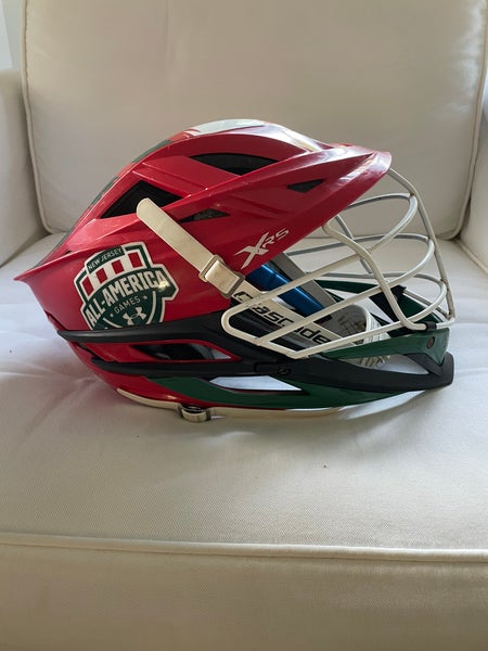 Cascade XRS Lacrosse Helmet - Red NJ All-American Helmet (retail: $350)