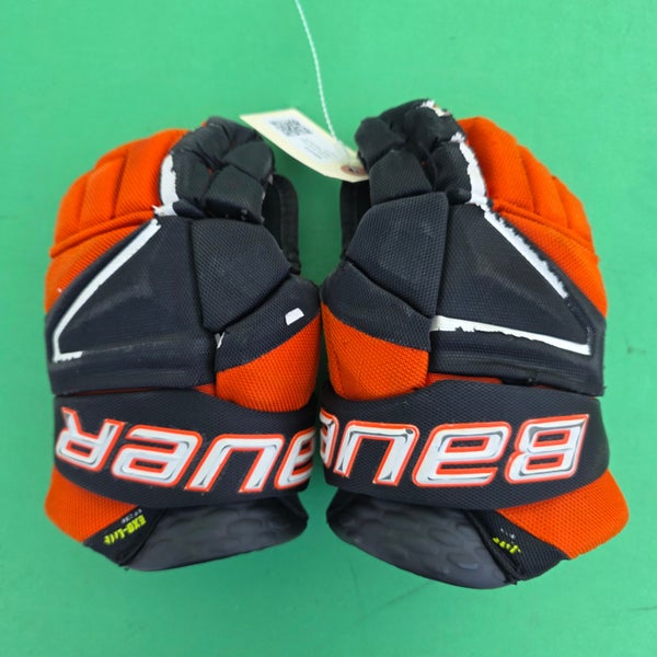 Orange Junior Bauer Vapor Hyperlite Gloves 11"