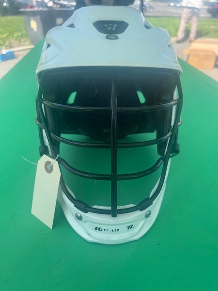 White Youth Warrior Burn Helmet