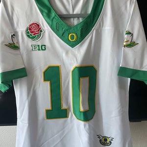 Oregon Ducks Rose Bowl Denver Broncos woman’s Jersey Bo Nix
