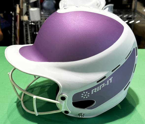 Medium/Large Rip It Vision Classic Batting Helmet Purple / White (Used)