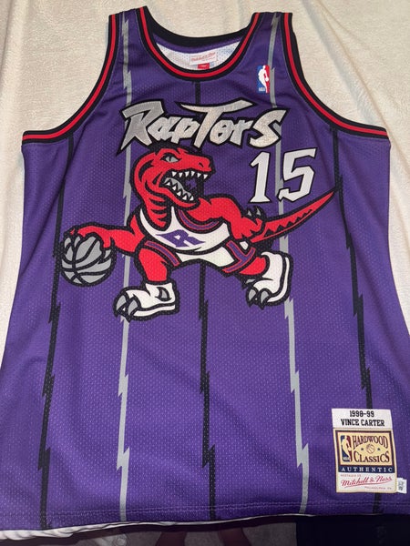 Authentic Vince Carter Retro Purple Men's XL Mitchell & Ness Jersey (Used)