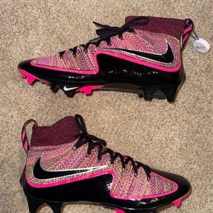 Nike Vapor Edge 360 Untouchable Football Cleats FQ0235-002 Size 12.5 Black Pink