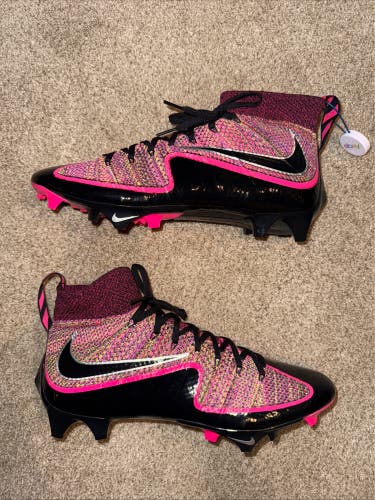 Nike Vapor Edge 360 Untouchable Football Cleats FQ0235-002 Size 12.5 Black Pink