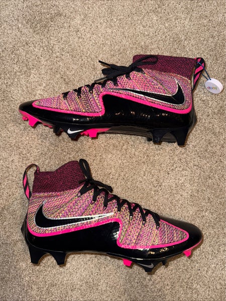 Nike Vapor Edge 360 Untouchable Football Cleats FQ0235-002 Size 12.5 Black Pink