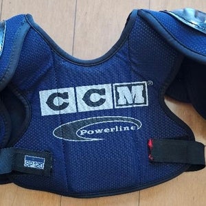 CCM Powerline SP 120 Shoulder Pads (Used). Size Junior Medium