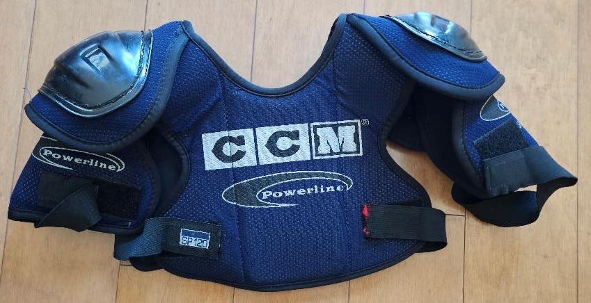 CCM Powerline SP 120 Shoulder Pads (Used). Size Junior Medium