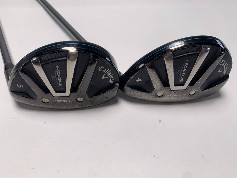 Callaway Rogue X 4 & 5 Hybrid Set 20* 23* Aldila Synergy 60g Stiff RH