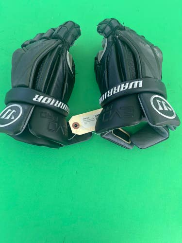 Black Warrior Evo Pro Lacrosse Gloves Small