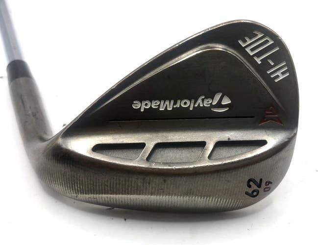TAYLORMADE MILLED GRIND HI-TOE BRONZE LOB WEDGE 62-09 KBS Hi Rev 2.0 Steel