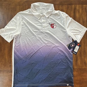 Fanatics Cleveland Guardians Polo Golf Shirt Mens XL NWT