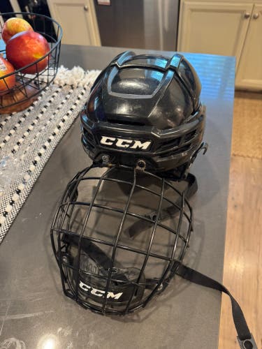 Full Custom-Medium CCM Super Tacks X Helmet Pro Stock With Full cage