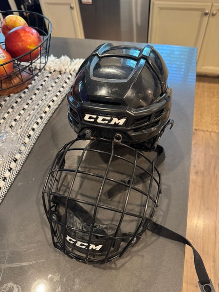 Full Custom-Medium CCM Super Tacks X Helmet Pro Stock With Full cage