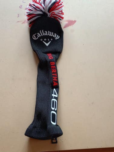 Callaway Golf Big Bertha 460 Knit Driver Headcover (Fuzzy with Black/Red/White)