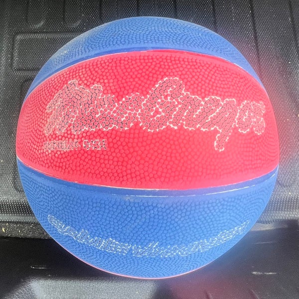 MacGregor Red & Blue Rubber Basketball – Full Size