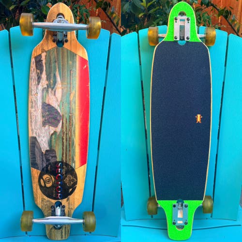 Sector 9 Skateboards Shoots 33” Drop Through Stinger Carver Complete Skateboard