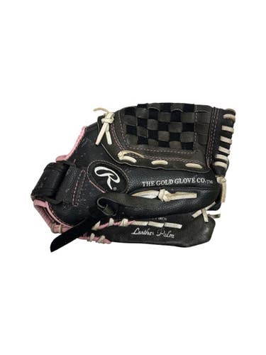 Used Rawlings WFP115 BB/SB Glove RH Throw Black And Pink 11 1/2" 11862-S000089755