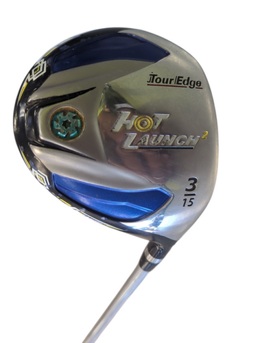Used Tour Edge HOT LAUNCH 2 Mens Fairway Wood RH Royal Blue 3 Wood 11862-S000089811