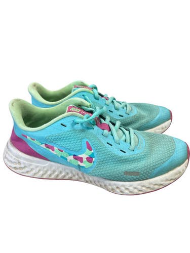 Used Nike REVOLUTION Running/X-Train Shoes Y Turquoise Junior 05 11862-S000089866