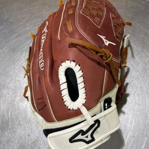 Used Mizuno SUPREME GSP 1251F2BR FASTPITCH BB/SB Glove RH Throw Brown 12 1/2" 11605-S000203048