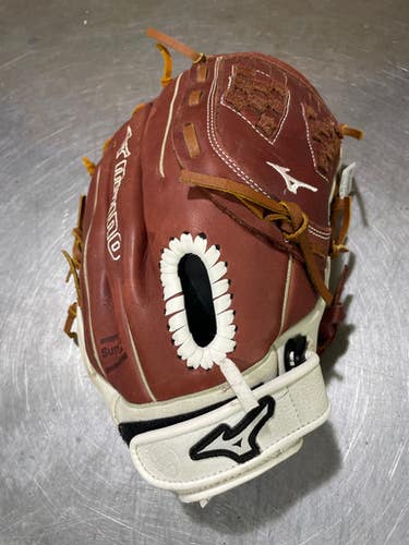 Used Mizuno SUPREME GSP 1251F2BR FASTPITCH BB/SB Glove RH Throw Brown 12 1/2" 11605-S000203048