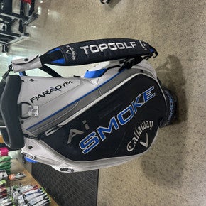 Used Callaway PARADYM AI SMOKE STAFF BAG Mens Cart Bag White 11605-S000202011