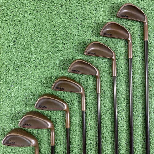 Ben Hogan Magnum Cooper Irons 3-PW Becu Beryllium Medium Stiff Flex Graphite