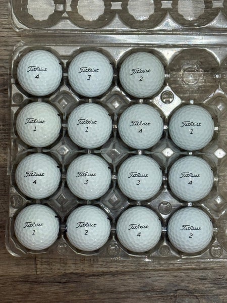 15 Titleist Tour Soft Golf Balls - 5A/4A Condition