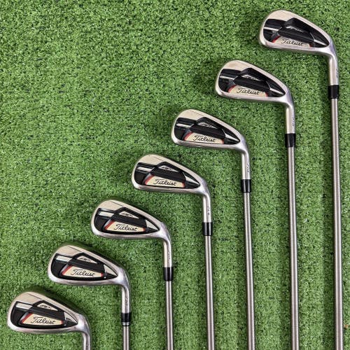 Titleist 714 AP1 Iron Set 4-PW Aerotech Steelfiber i80 Regular Flex +1 Long