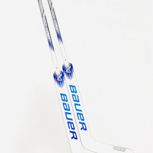 New (x1) 26” Bauer Hyperlite 2 Pro Stock Goalie Stick (blue/white) - Regular, P34