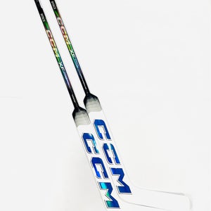 New 2 pack 23.5” CCM XF Pro (Pro Stock) Goalie Stick (blue/white) - Regular, P31