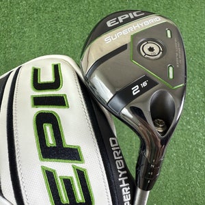 Callaway Epic Super Hybrid 2 16 2H Steelfiber FC65 F2 Senior Flex 41”