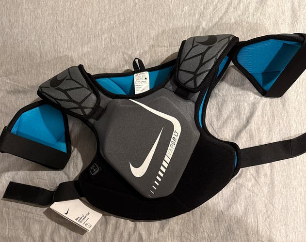 Large Youth Nike Vapor Shoulder Pads And Chest Protector (New) And Arm Pads