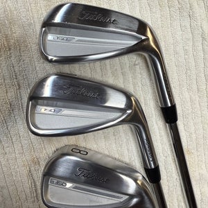 Men's 2024 Titleist T150 Right Handed Iron Set Stiff Flex  Steel Shaft (Used)