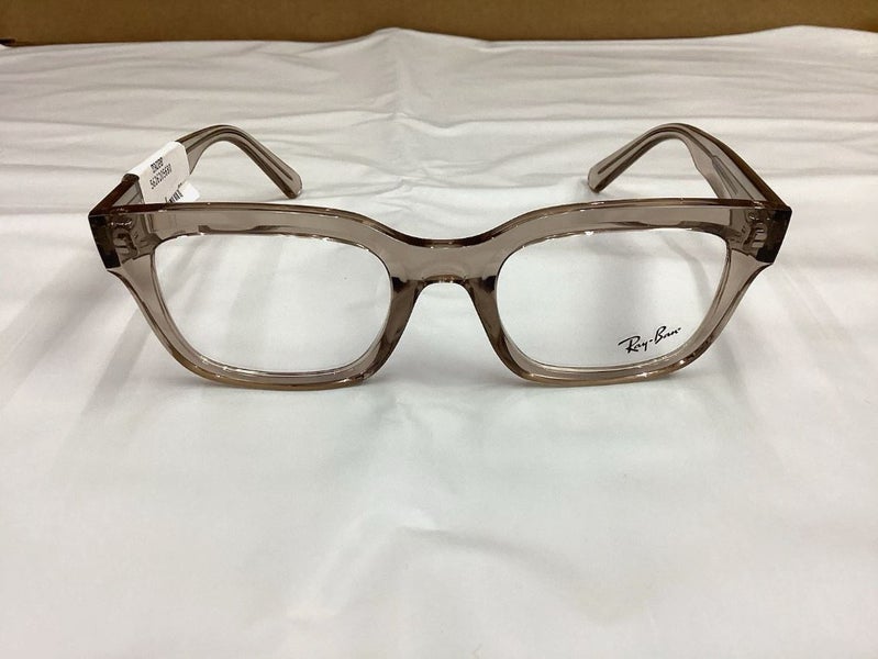 Ray-Ban Eyeglasses RB 7217 Chad 8317 Clear Light Brown Square Frame 54 22 145