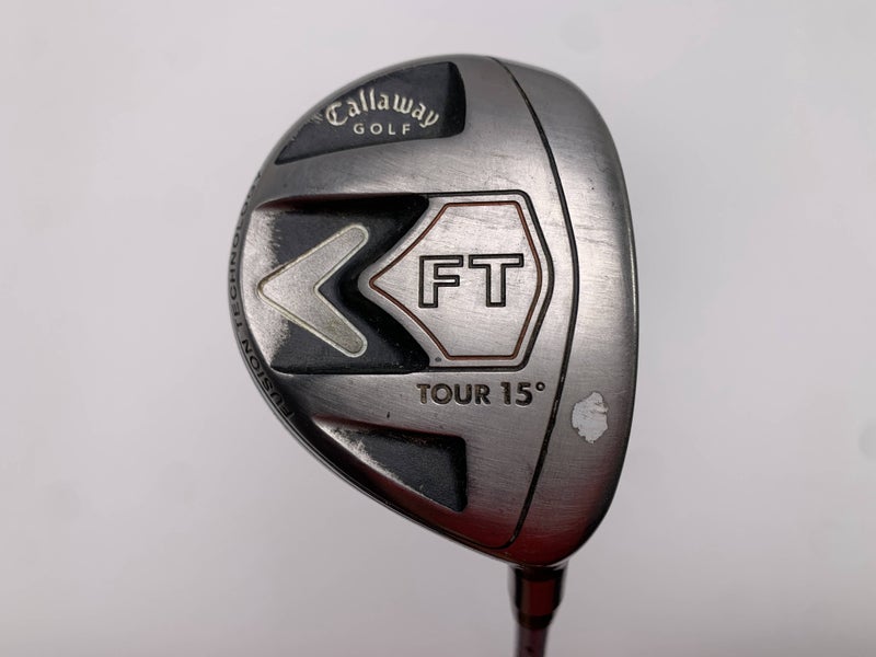 Callaway FT 2008 3 Fairway Wood 15* Fujikura E Fit-On 370 Stiff Graphite Mens RH