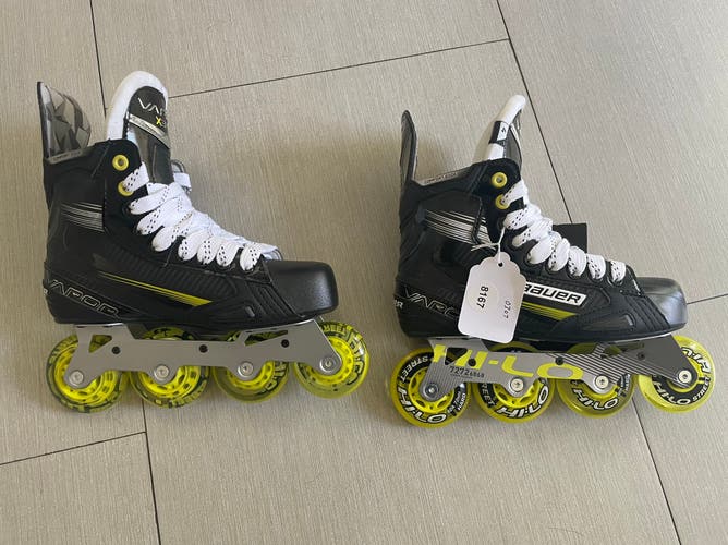 Bauer Vapor X3 Intermediate Roller Hockey Skates Size 4 New w/o tags