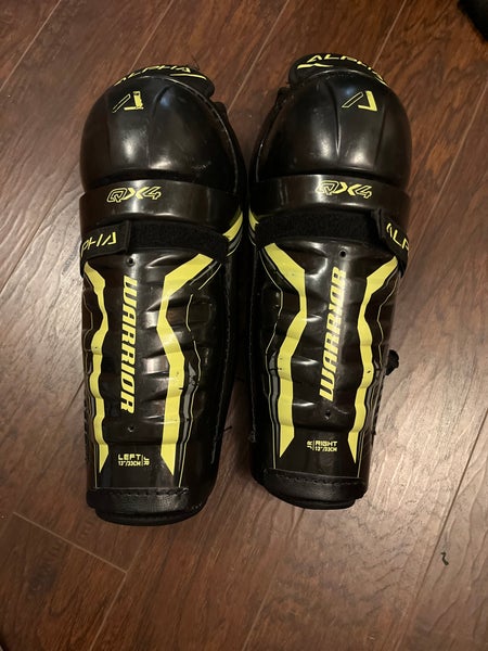 Warrior Alpha QX4 13" Shin Pads (Used)