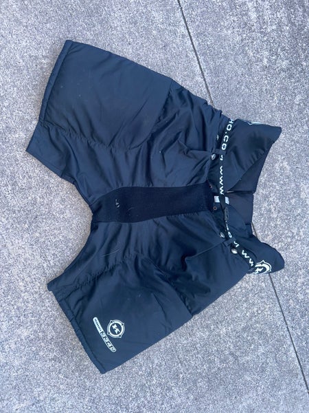 USED BLACK SENIOR XL HOCKEY PANTS
