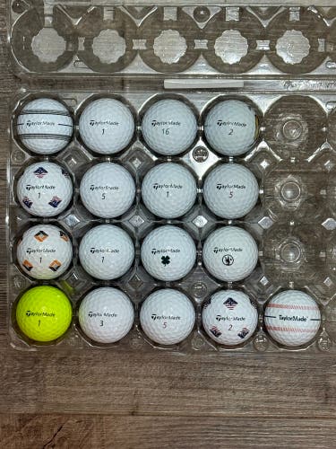 17 TaylorMade TP5 / TP5x Golf Balls - 5A MINT CONDITION ONLY