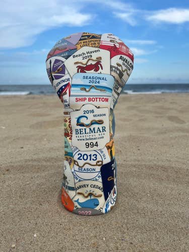 Jersey Shore Beach Badge Driver Headcover - New Jersey Shore