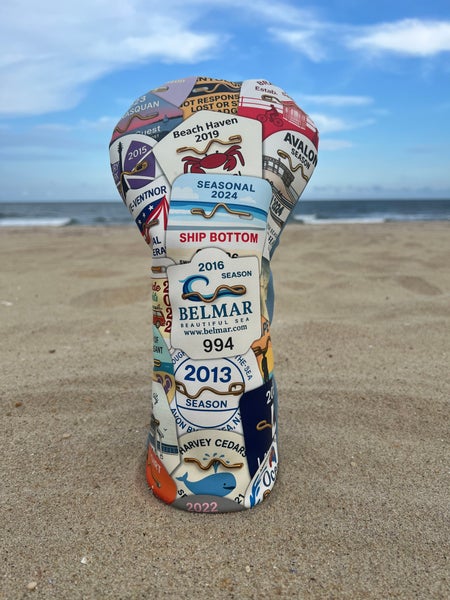 Jersey Shore Beach Badge Driver Headcover - New Jersey Shore