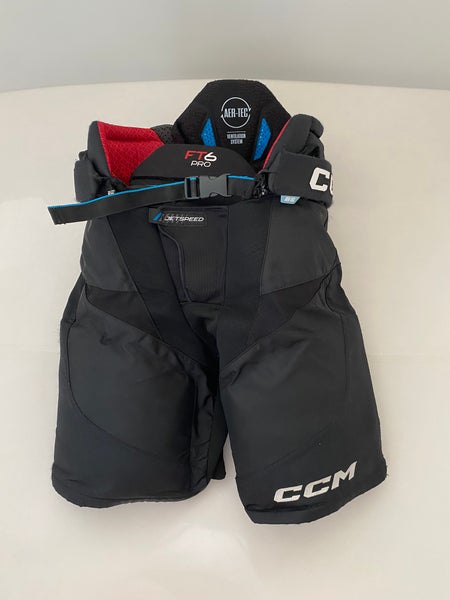 Senior CCM JetSpeed FT6 Pro Hockey Pants Black Medium