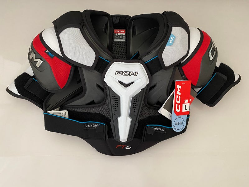 New Senior CCM Jetspeed FT6 Hockey Shoulder Pads Large