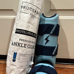 Blue Senior  Shin Guards (Used)